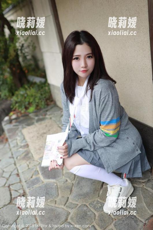 MFStar模范学院-月音瞳 MFStar模范学院 - 月音瞳的纯白Pose——当无圣光遇到原图,这才是真够纯!