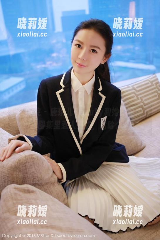 模范学院 - 唐琪儿Beauty和她的短裙，图集里惹人遐想，哈哈。
